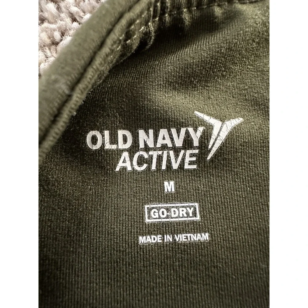 Old Navy Active Olive Green GO-DRY Leggings Athletic‎ Workout Pants Women's